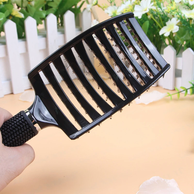 Профессиональная щетина и Нейлоновая Щетка для волос расчески массажная