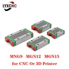 Небольшой направляющий рельс для миниатюрная линейная рельса слайдер блок MGN9C MGN9H MGN12C MGN12H MGN15C MGN15H Антикоррозийная могут быть выполнены по индивидуальному заказу