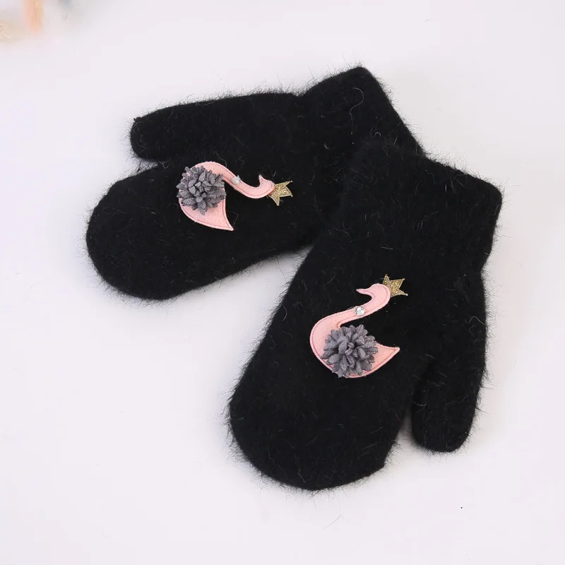 Детские перчатки детские для малышей Утепленные с длинными пальцами девочек