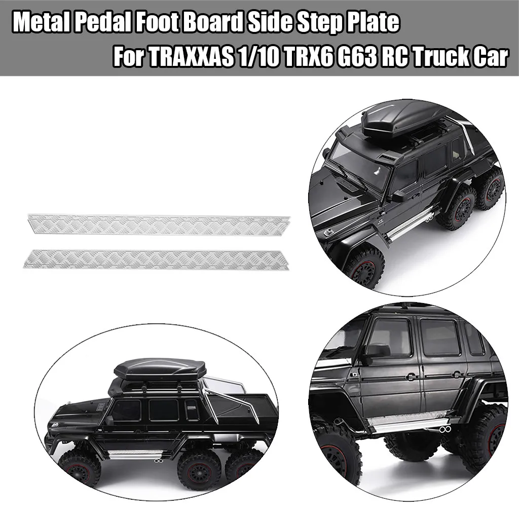 2 шт. Металлические Боковые опорные пластины декоративные для 1/10 RC Гусеничный