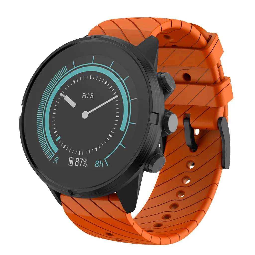 OTOKY GEMIXI спортивный мягкий силиконовый сменный ремешок для Suunto 9/9 Baro медный ремешок для наручных часов умные аксессуары