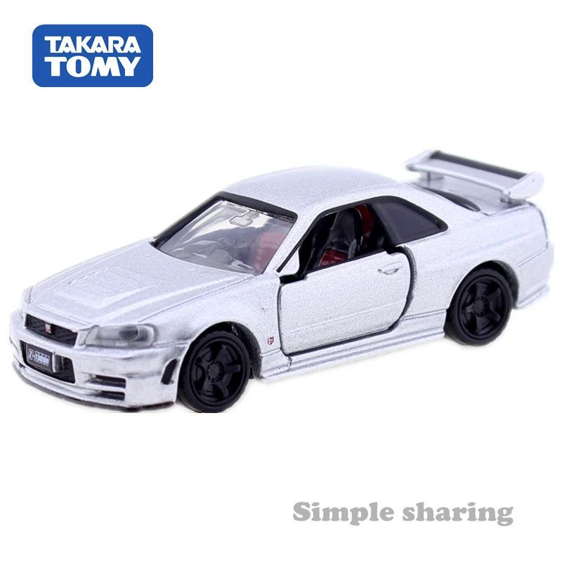 Takara Tomy Tomica Premium 01 нисмо R34 Nissan GTR Z tune 1:62 миниатюрные литые под давлением детские