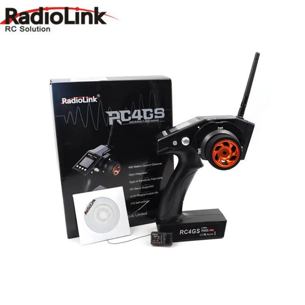 Радиоуправляемый передатчик с R6FG Receiver 2 4G 4CH для радиоуправляемого автомобиля