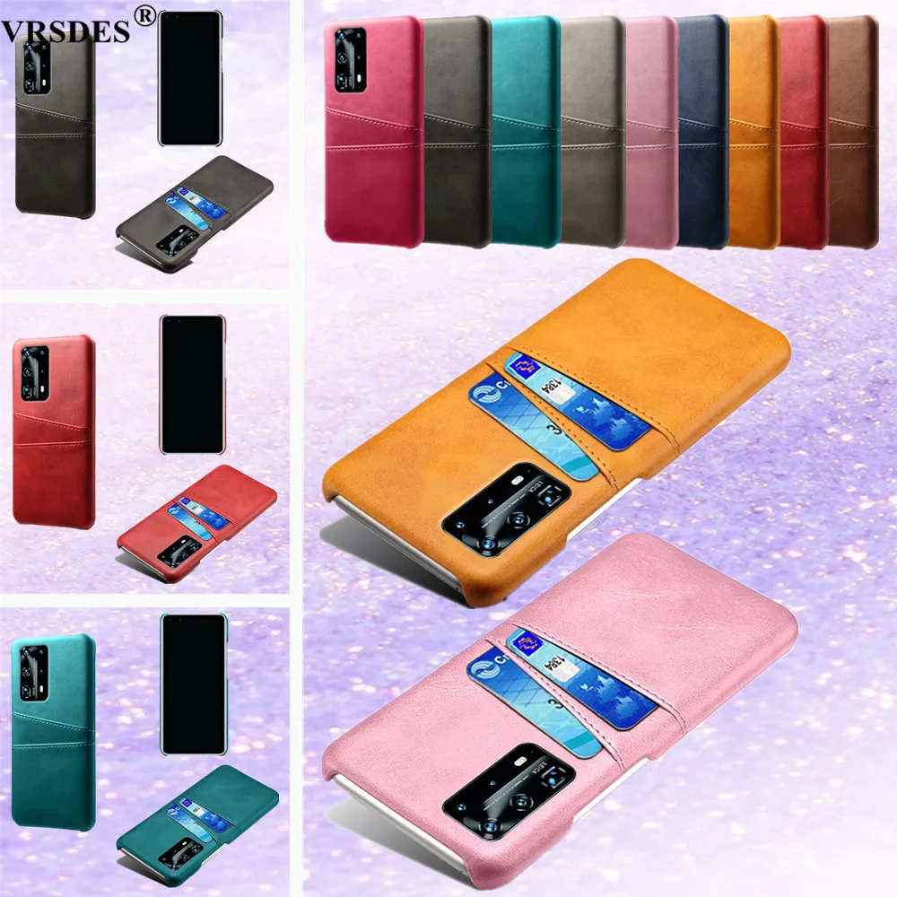 Чехол бумажник для Huawei P40 P30 P20 Pro P10 P9 Plus P8 Lite 2017 Ретро из искусственной кожи с