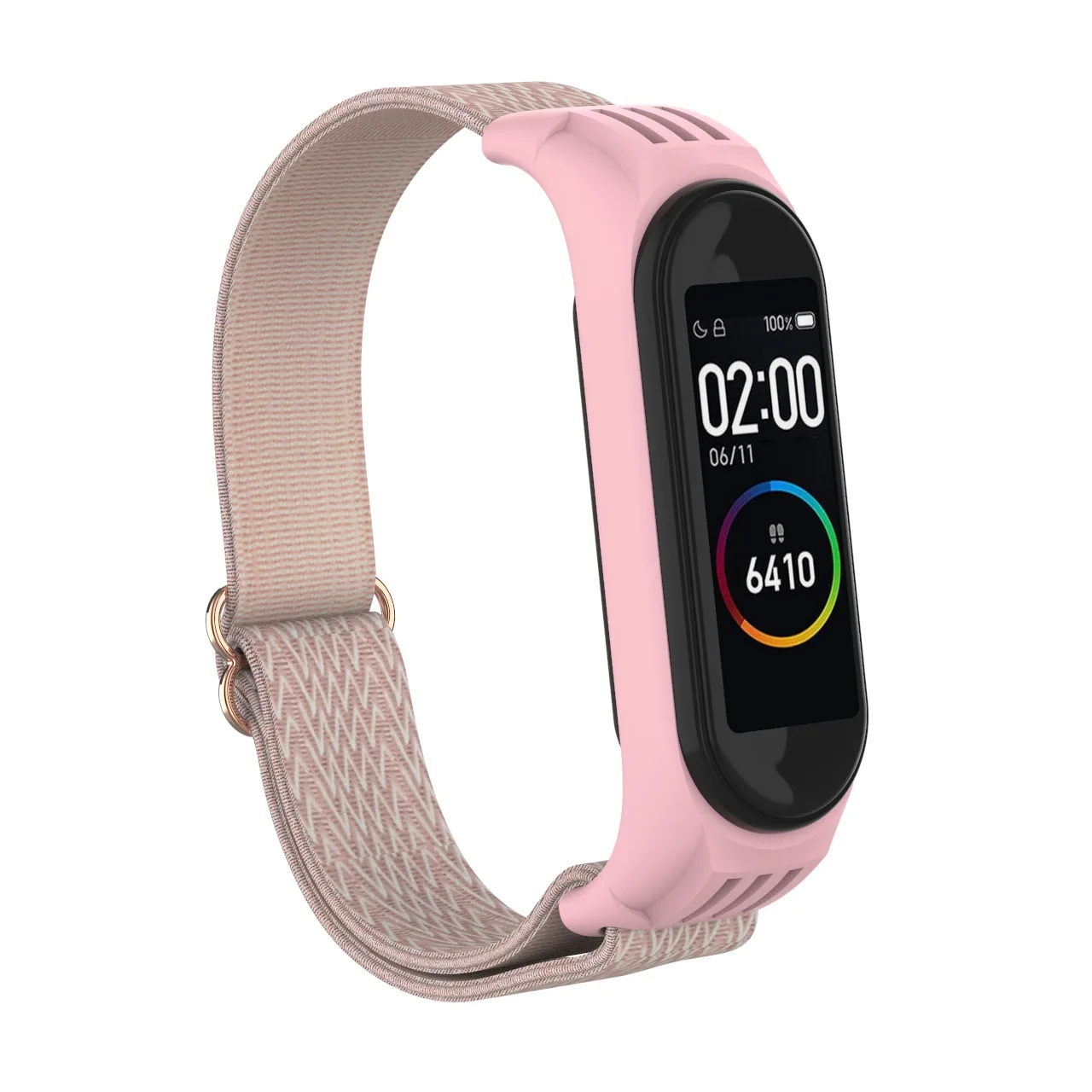 For Xiaomi Mi Band 4/5/3 Strap  Mi Band 6 Bracelet Adjustable Elastic Nylon solo Loop Replace Wristband For mi band 6 4 straps