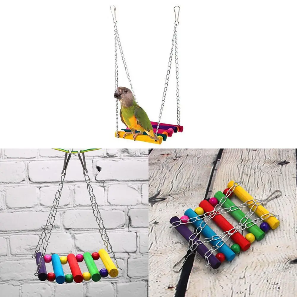 Игрушки для птиц игрушки животных попугаев хомяков гамаков свисающих мостов