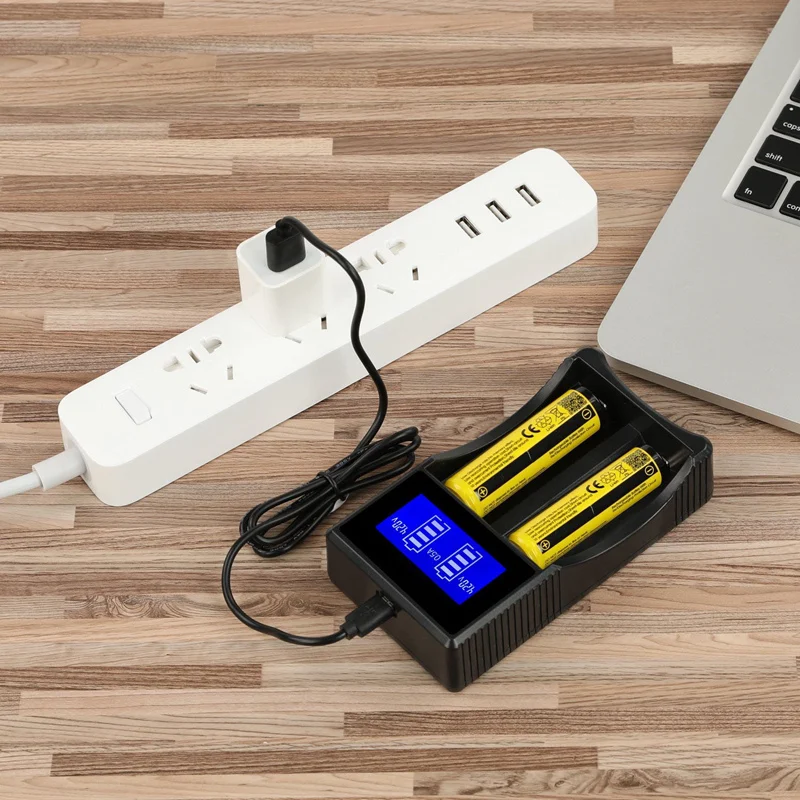 Универсальное зарядное устройство ЖК-дисплей смарт-зарядное для аккумуляторов