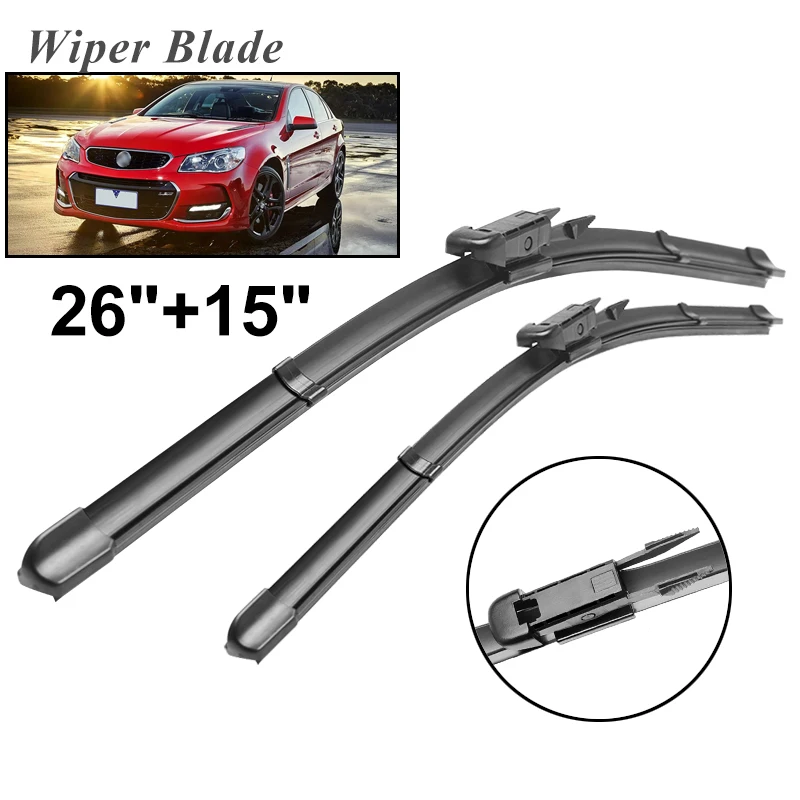 

Okowiper RHD & LHD Front Wiper Blades For Holden Commodore 2013 - 2017 Windshield Windscreen Front Window 26"+15"