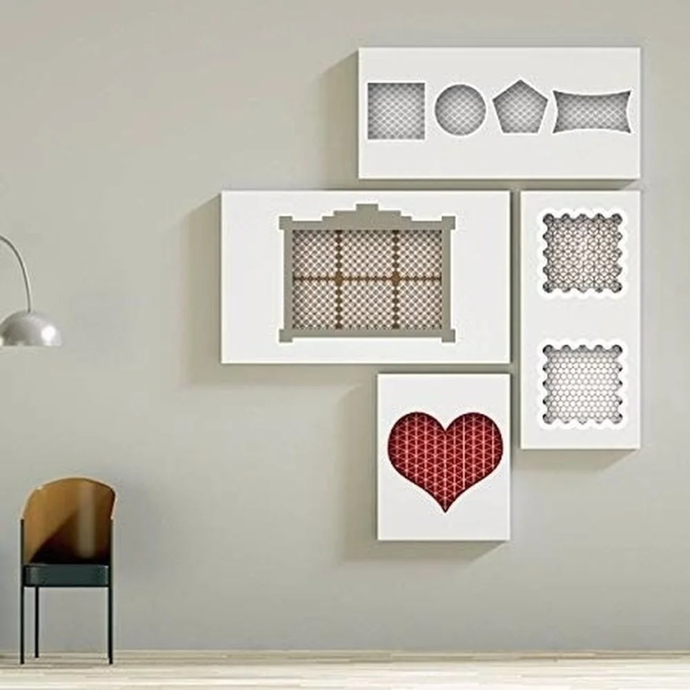 Сделай Сам крафт геометрические трафареты для краски на дерево Аэрограф стены