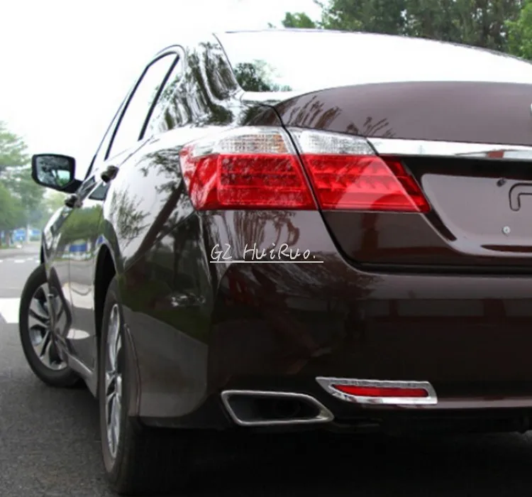 2 шт. ABS хром задний противотуманный фонарь светильник Накладка для Honda Accord 2014 2015 |