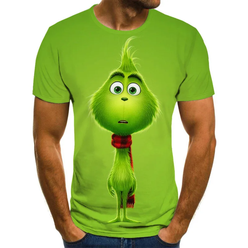 

2021 new explosions summer comfortable fashion anime funny men's T-shirt casual loose sports round neck short sleeve T-shirt