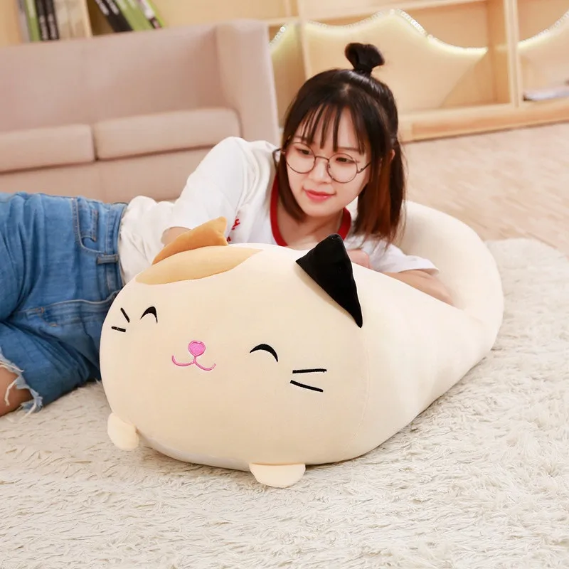 

90cm Soft Animal Cartoon Corner Cushion Cute Dog Cat Dinosaur Pig Plush Toy Stuffed Lovely Kid Gift