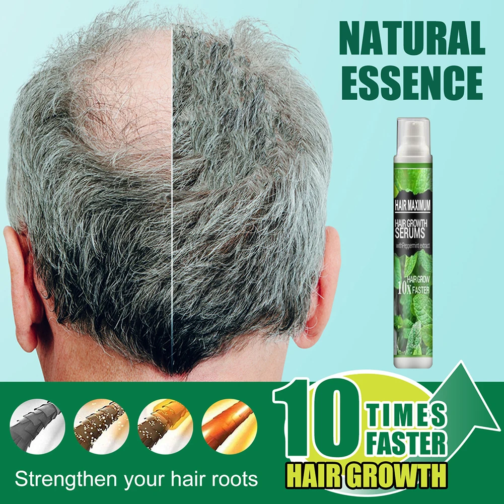 3/1pcs Herbal Essence Hair Growth Spray Serum Anti Loss Products Fast Grow Prevent Dry Damaged Thinning Repair Care | Красота и