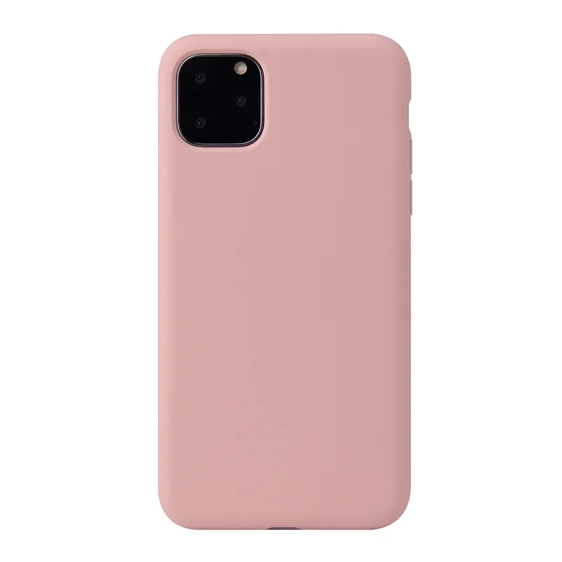 1:1 официальный Стильный силиконовый чехол для iphone 11 чехол 360 градусов полное покрытие для iphone 11 Pro Max новые чехлы - Цвет: pink red