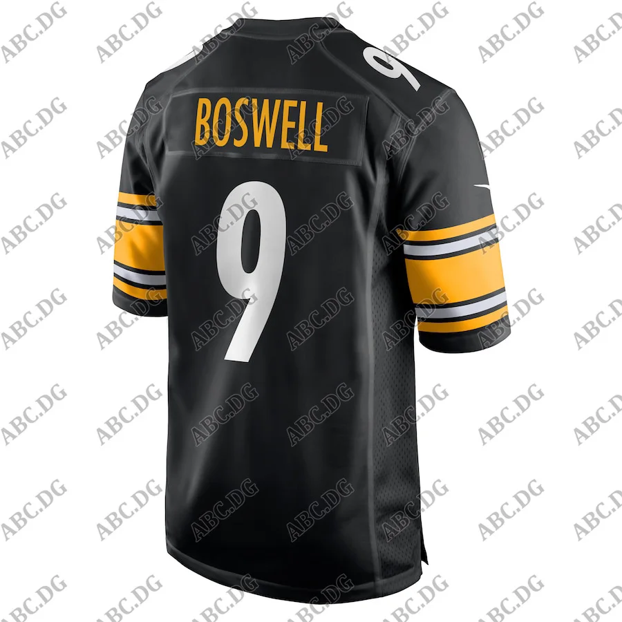 

Men Women Kid Youth Pittsburgh Chris Boswell Black Game Jersey
