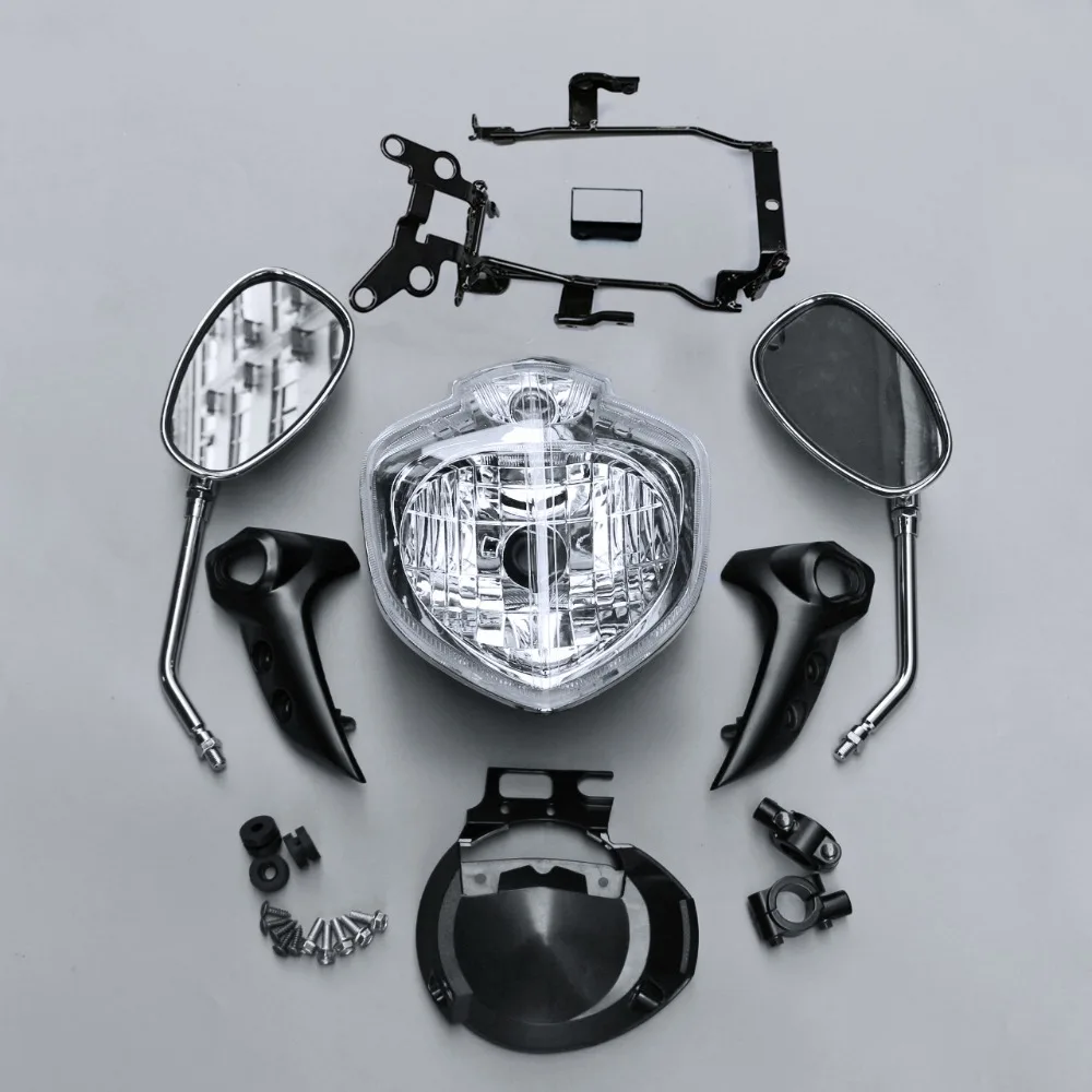 Комплект фар Монтажная скоба зеркало спидометр крышка подходит для FZ 6N FZ6N FZ-6N 2007-2010 2008 2009