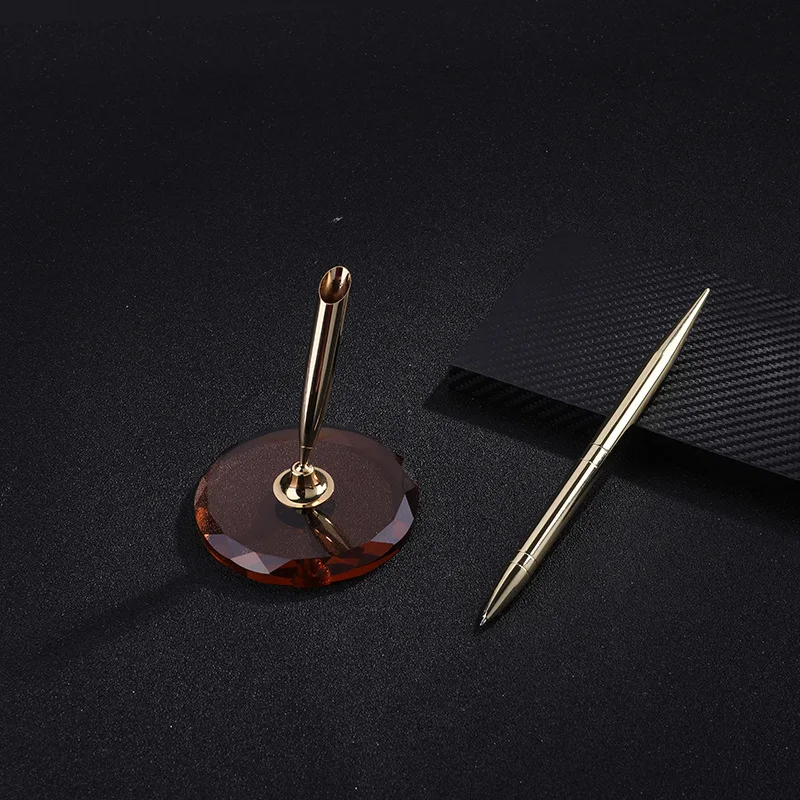 FP110 кристальная настольная ручка с основанием для фиксации на столешнице