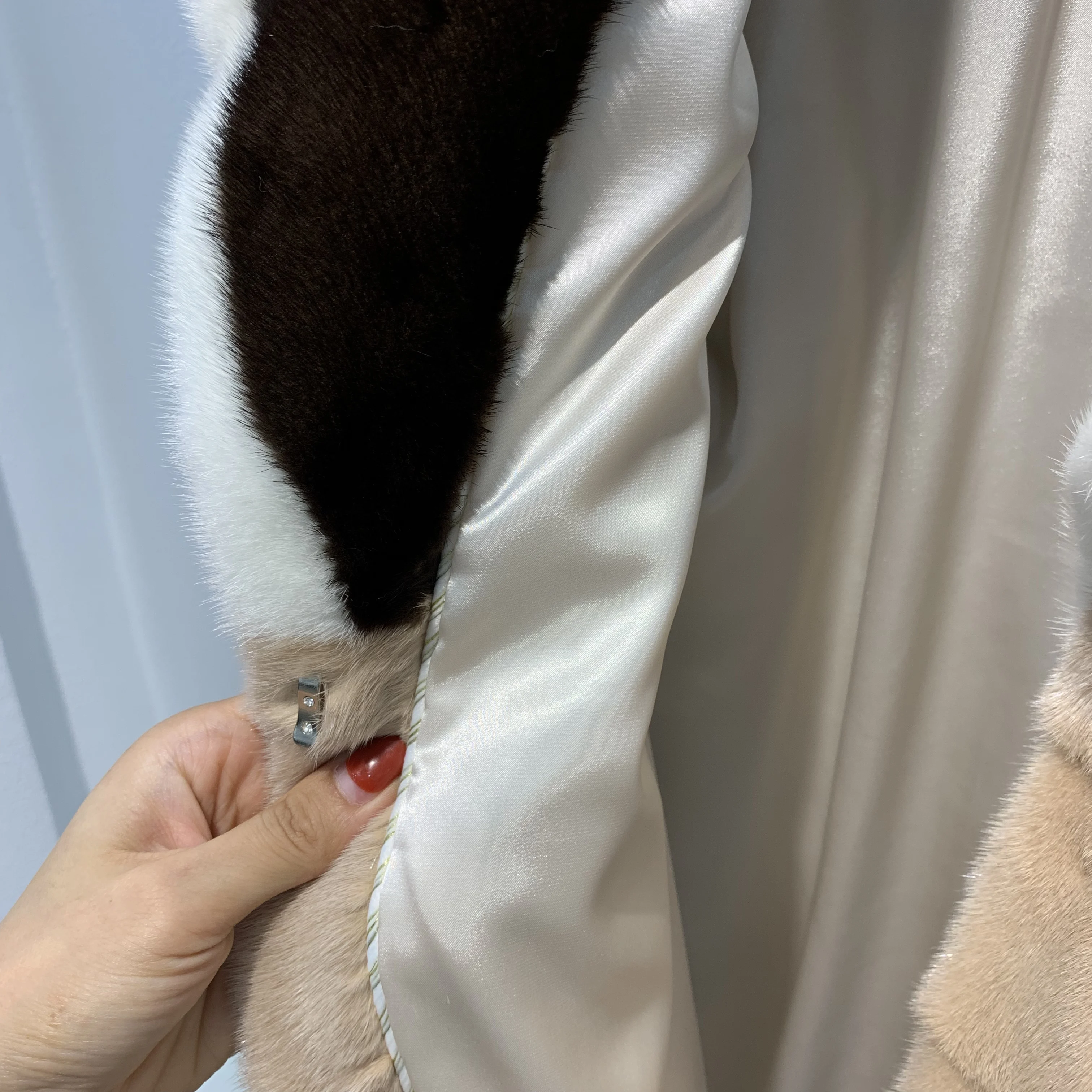 SQXR FUR real mink fur fashion jacket women Fur coat natural hot popular | Женская одежда