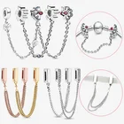 Женская цепочка со змеиным браслетом из серебра 925 пробы