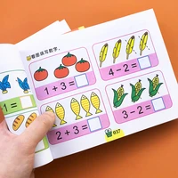 children kindergarten preschool mathematics workbook digital enlightenment arithmetic book addition and subtraction textbooks