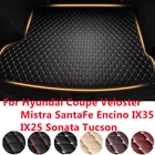SJ автомобильные коврики для багажника HYUNDAI Tucson 8th9th10th Sonata IX25 IX35 Encino Mistra Veloster водонепроницаемые коврики для багажника