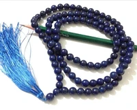 hot sell tibetan buddhist lapis lazuli mala rosary 108 beads bridal jewelry free shipping
