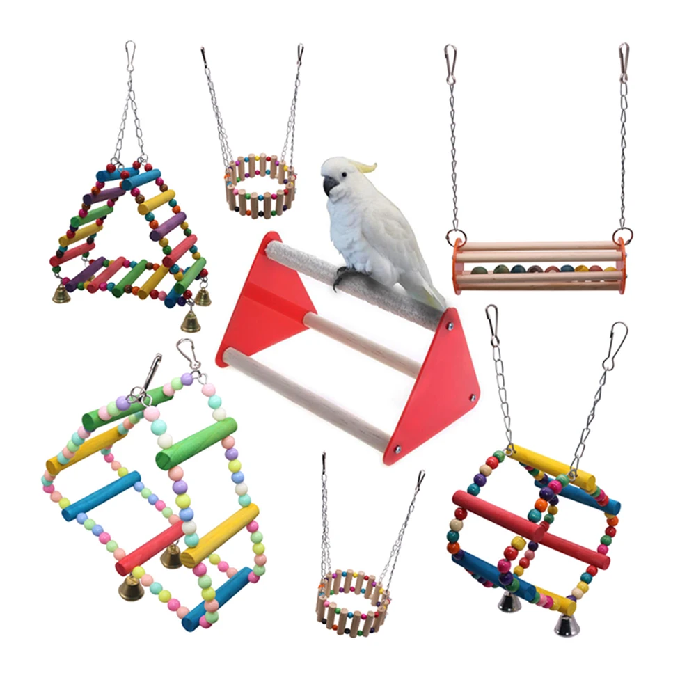 

Bird Bite Hanging Ornaments Bird Supplies Attachment Training Supplies Various Bird Cages Accessories Birds Chew Toys 1 Pcs