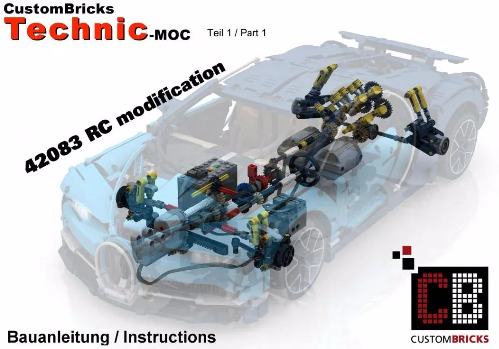 Новое приложение управления Bugatti rRSR GT-3 RC модификация RC двигатель совместимый IEGOset 42083 20086 technic MOC строительные блоки игрушки \