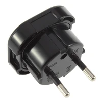 new universal 2 pin ac power plug adaptor connector travel power plug adapter uk to eu adaptor converter wholesale