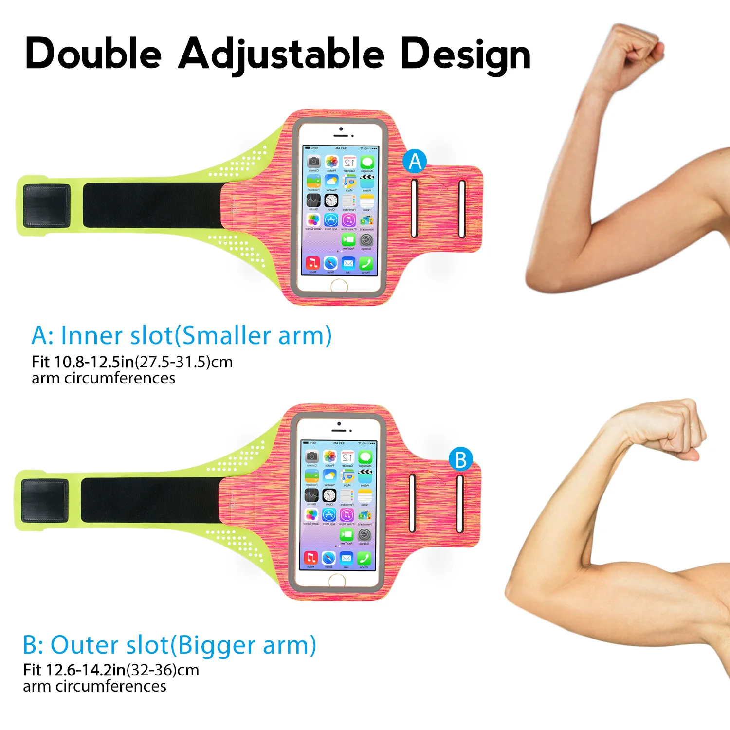 Sport Armband Case for Smartphone Fashion Holder Fitness Cell Phone Handbags Sling Running Gym Arm Band Belt
