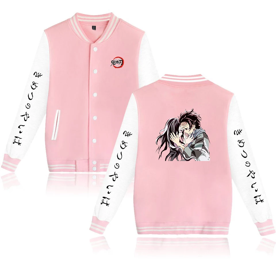 

Devil Killer Fashion Anime Baseball Unisex Long Sleeve Jacket Harajuku Casual Street Clothing Clothes Customization Support