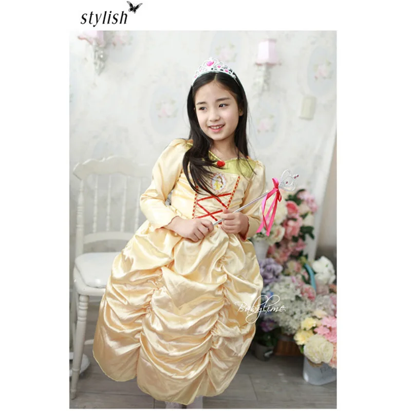 Карнавальные костюмы на Хэллоуин для детей шапочка принцессы девочек платье из