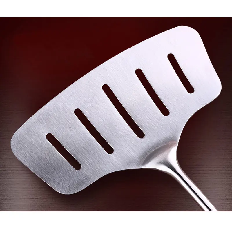 Кухонная широкая лопатка из нержавеющей стали для жареной рыбы стейков рыбий