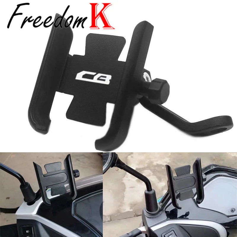 

Motorcycle Cell Phone Holder GPS Stand Bracket For Honda CB125R CB250R CB500X CB500R CB650R CB650F CB1100 CB 400 150R 190R 300R