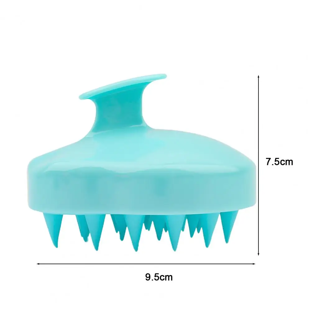 

Scalp Massage Brush Plum Shape Smoothing Hair Silicone Bath Spa Slimming Massage Brush for Bathroom