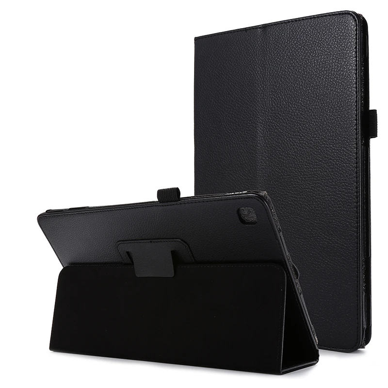 

Funda Stand Flip Cover for Samsung Galaxy Tab S6 Lite 10.4 Litchi Leather Case P610 P615 Protective Shell with Pen Holder