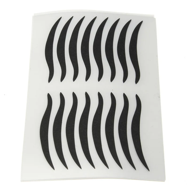 Кошка наклейка для глаз черная лента подводки временная двойная самоклеящаяся