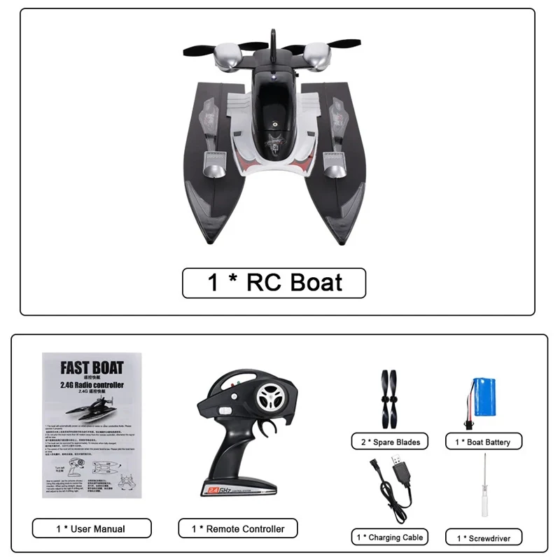 Wecute 2020 новая 2 4 GHz RC лодка высокая скорость яхта Детская Игрушка Лодка долгий