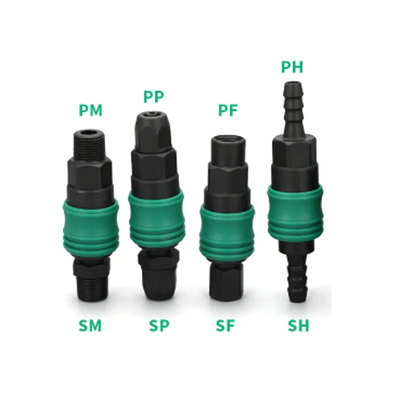 ПП + SP/PF SF/PH SH/PM SM 20/30/40 пневматический Фиттинг из пластика и стали C Стандартная