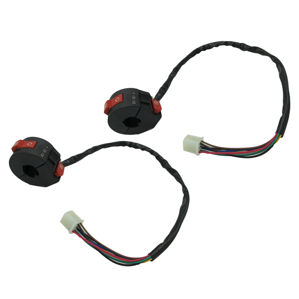 

2Pcs 3-Function Left Handlebar Switch 50 70 90 110 125cc ATV Quad 4 Wheeler