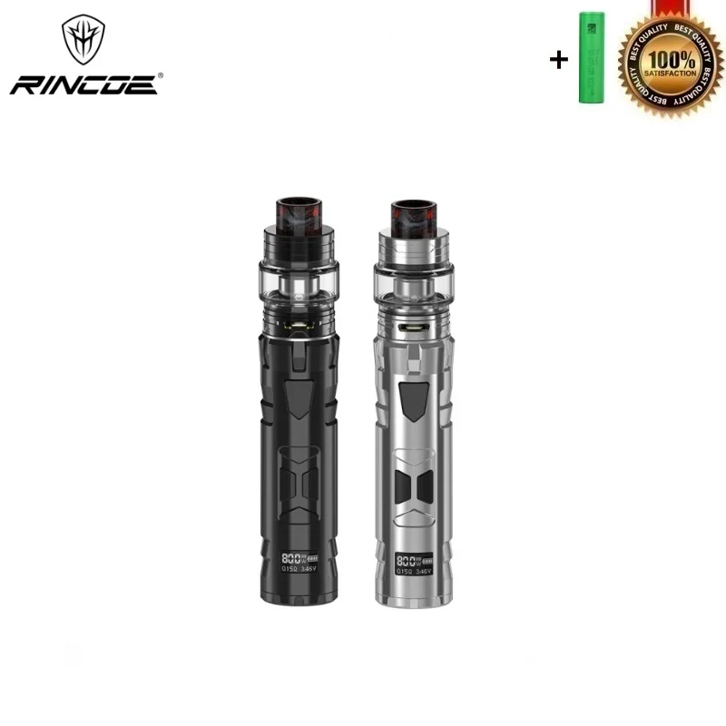 Оригинальный набор Rincoe Mechman 80 Вт Vape с питанием от 18650 батареи 4 5 мл мехман сетчатый