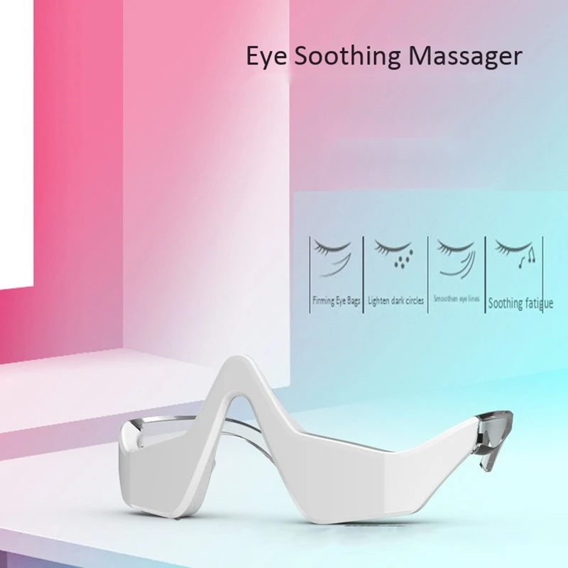 

3D EMS Micro-Current Pulse Eye Relax Massager Therapy Acupressure Fatigue Relief Wrinkle Reduction Blood Circulation