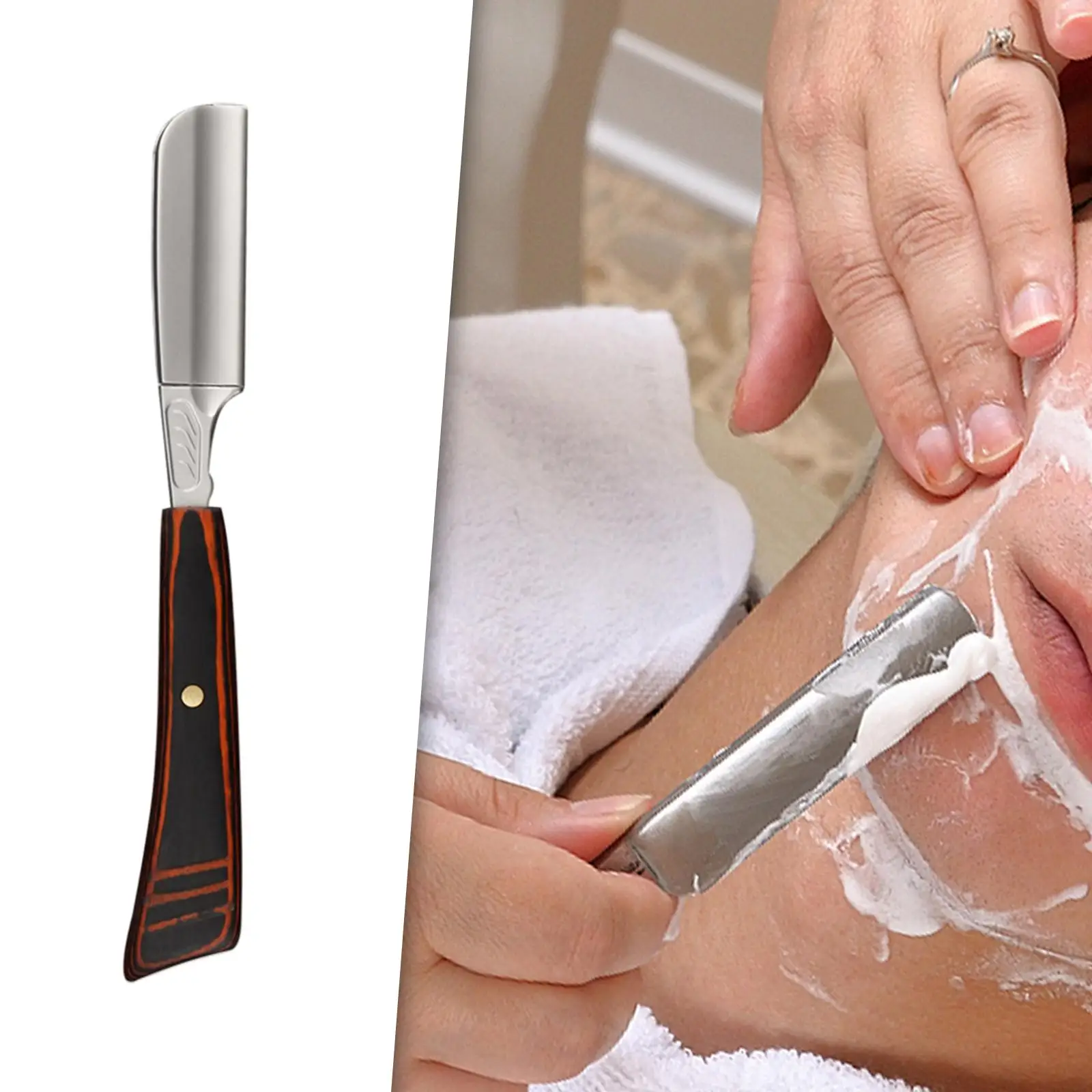 Razor Straight Handle Stylist Blades Holder Use Japanese Style Easy Installation | Красота и здоровье