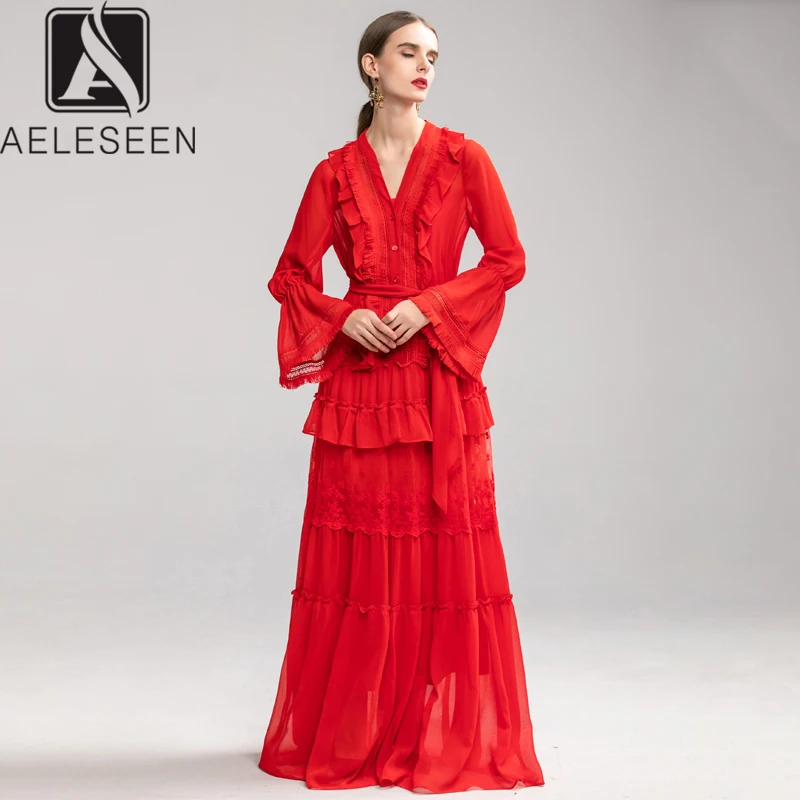 AELESEEN 2020 новый дизайн высокое качество Платья для вечеринок женское элегантное с