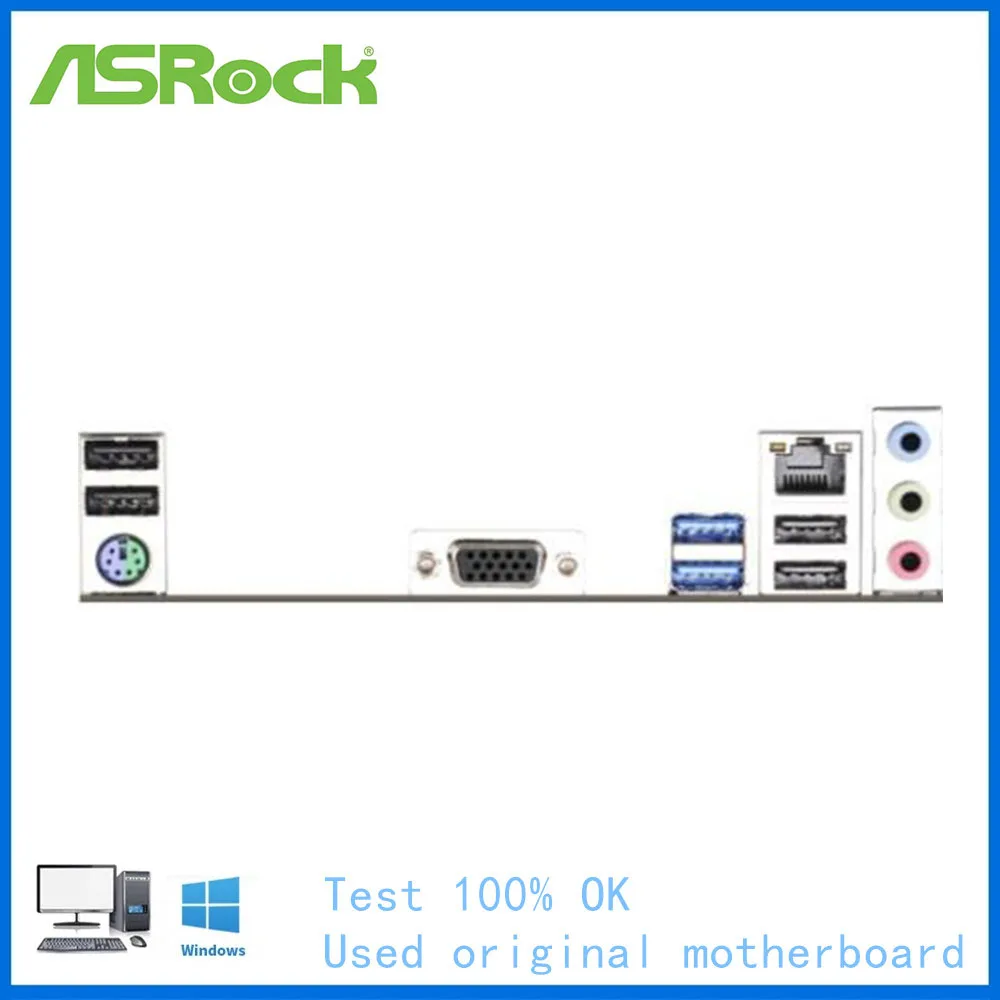 Для ASRock H81M-VG4 компьютера USB3.0 SATAIII материнская плата LGA 1150 DDR3 H81 настольная Б/у |