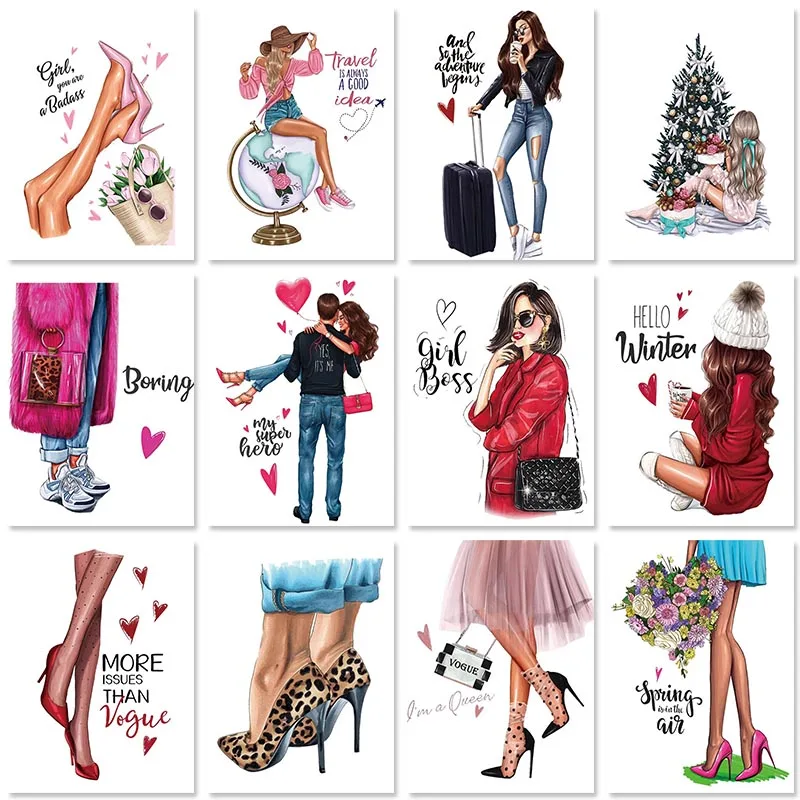 Туфли на высоких каблуках для девочек алмазная вышивка сделай сам крестиком