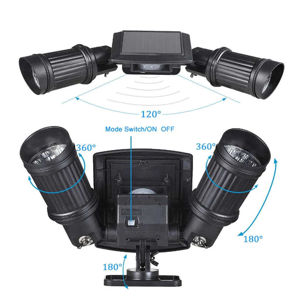 Движения Сенсор солнечный светильник светодиодный супер яркий 14