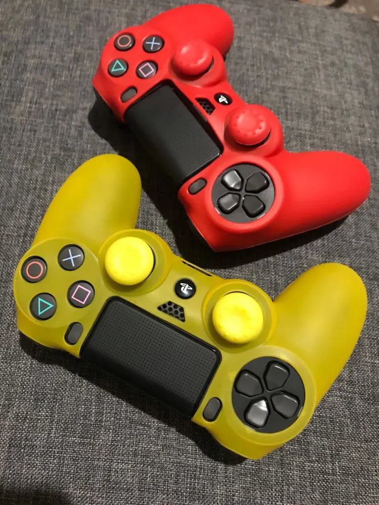 Мягкий силиконовый гелевый резиновый чехол для SONY Playstation 4 PS4, защитный чехол для контроллера PS4 Pro Slim Gamepad