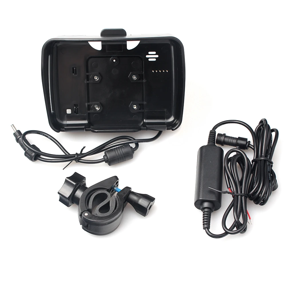 

Fodsports 4.3 Inch Motorcycle Navigator Charger Power Cable Navigation Accessories Car Moto GPS Parts GPS Power&Bracket&Holder