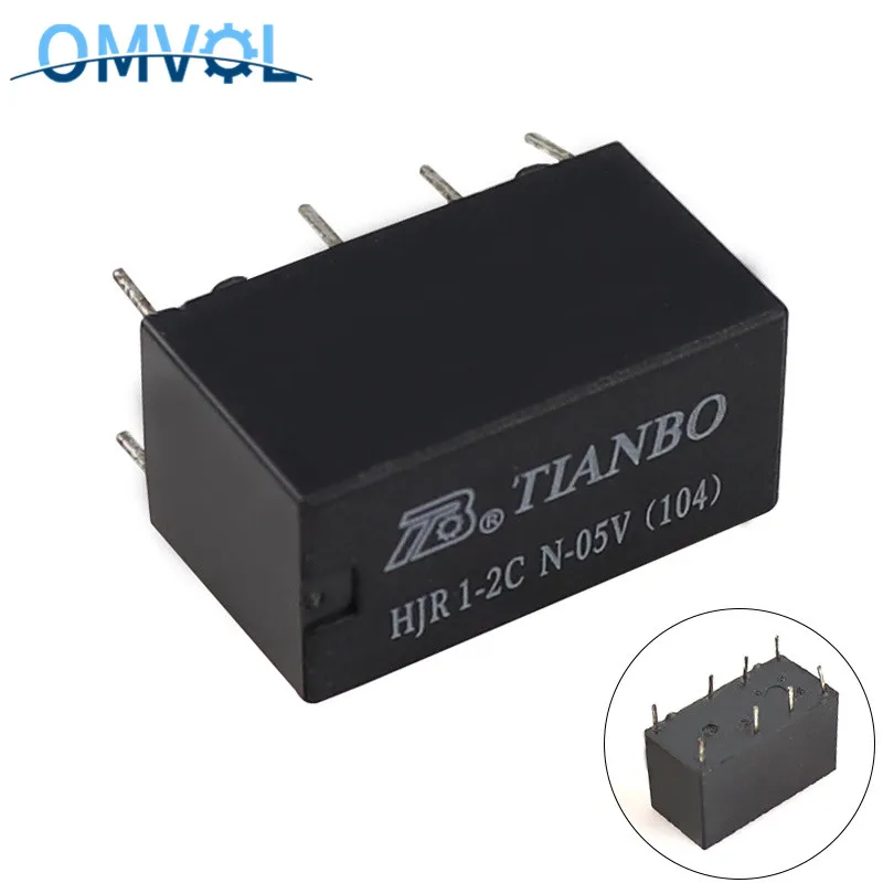 Dpdt pcb реле 3V 5V 9V 12V 24V 8 контактов реле